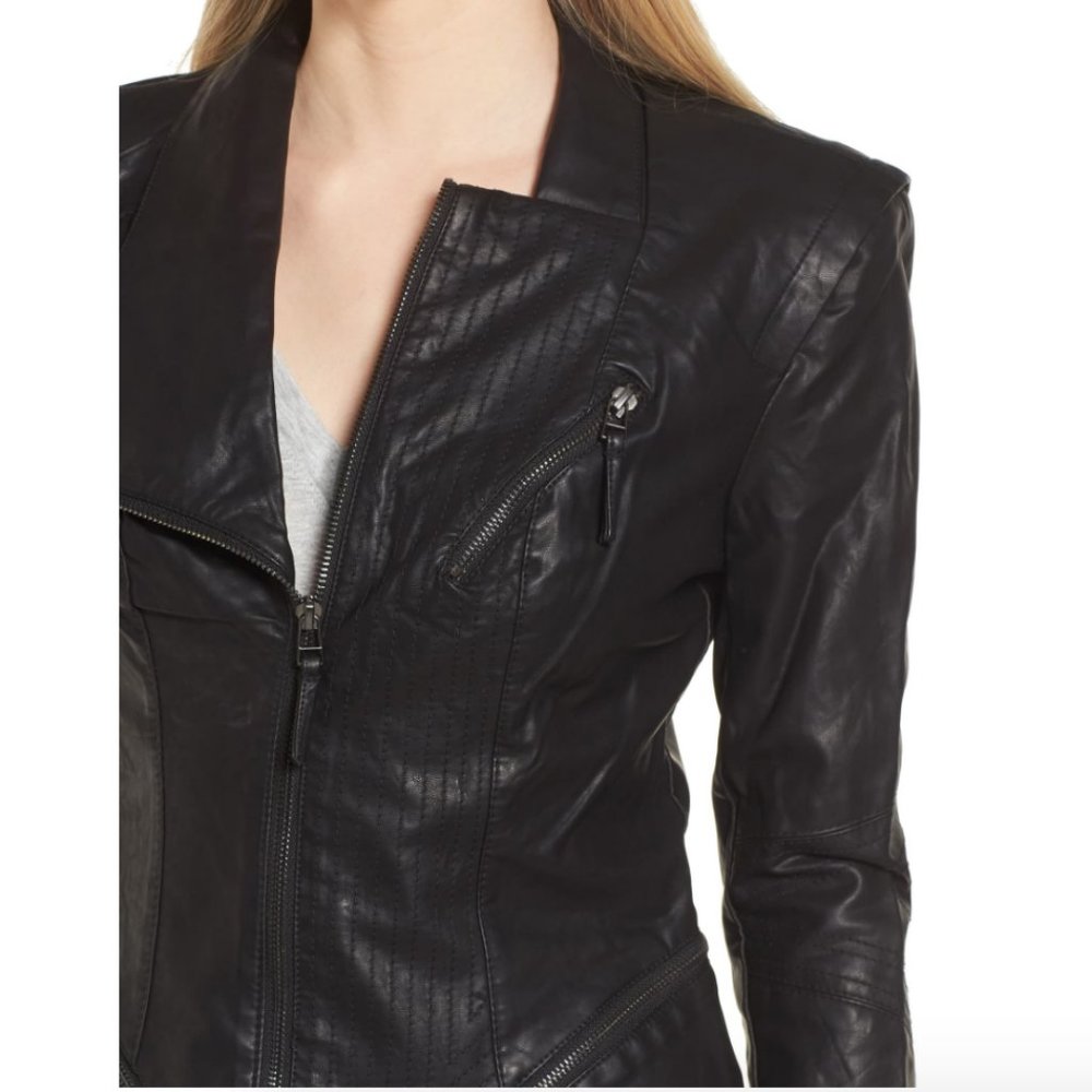 Faux Leather Jacket - Picture 6 of 7
